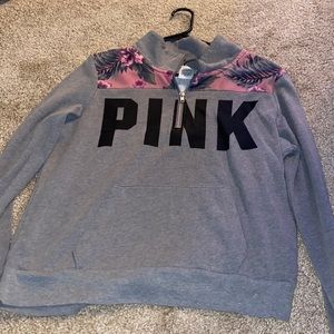 Pink pull over, super soft.